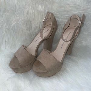 Tan/ Nude Chinese Laundry Heels